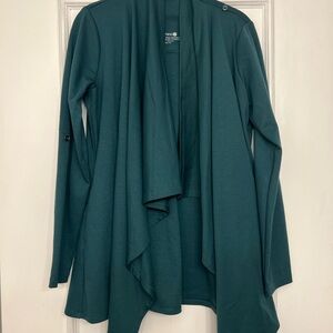 Betabrand Green cardigan